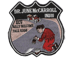 Parche conmemorativo de June Robertson McCarroll